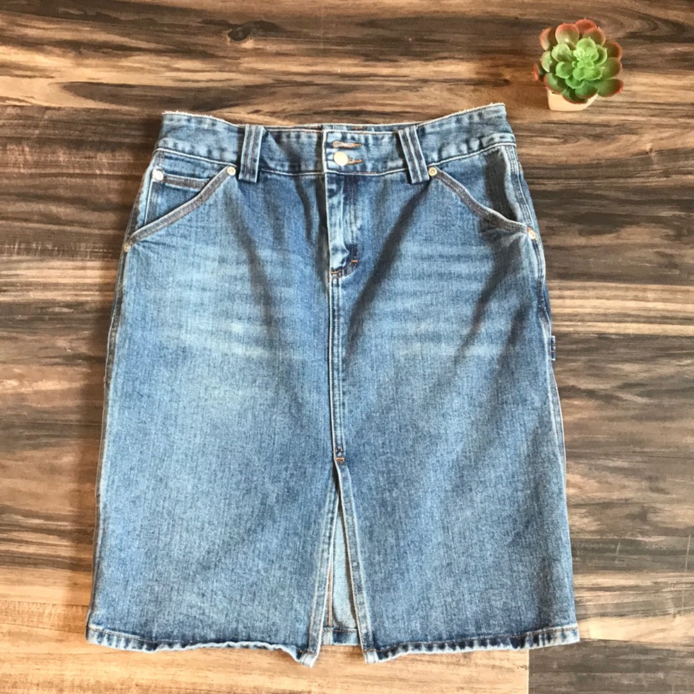 🎀JCrew Denim Pencil Skirt
